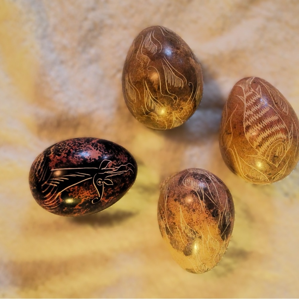 Handcrafted Decorative Stone Eggs